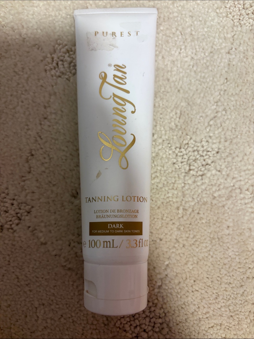 Purest Loving Tan Dark Tanning Lotion New & Sealed 3.3fl oz